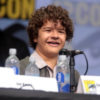 Actor on Stranger Things talks in front of a panel