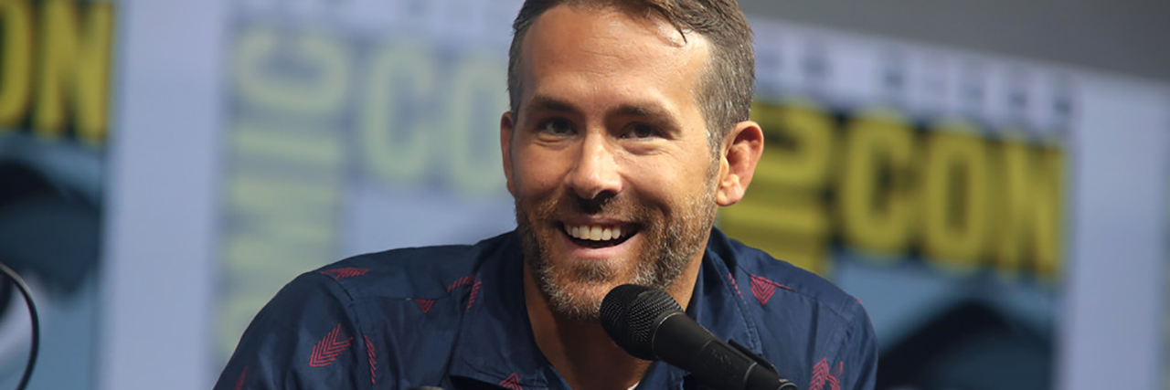 Ryan Reynolds as 'Deadpool' Teams Up With Fuck Cancer to Raise Funds Ryan Reynolds speaking at ComicCon