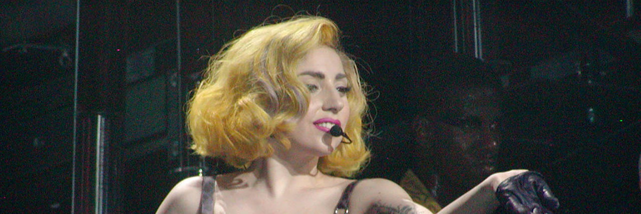 Lady Gaga Responds to People Who Think She's Making Up Her Pain Lady Gaga sings onstage and is wearing a cheetah bodysuit