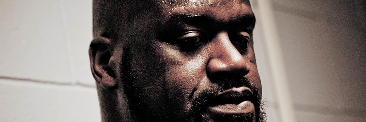 Shaq Pays Emotional Tribute to Kobe Bryant on TNT A close-up of Shaq