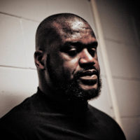 A close-up of Shaq