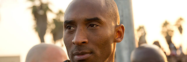 A headshot of Kobe Bryant