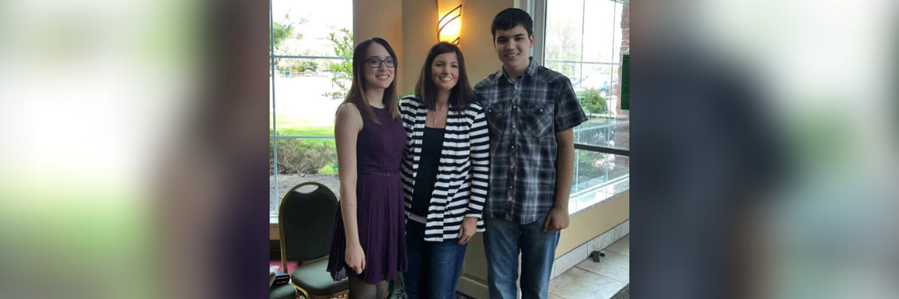 Planning for the End of Life as Someone With Chronic Illness Contributor smiling with a young woman and young man