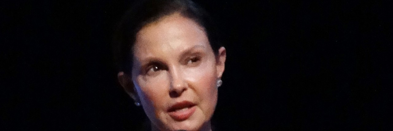 Ashley Judd speaking at an event