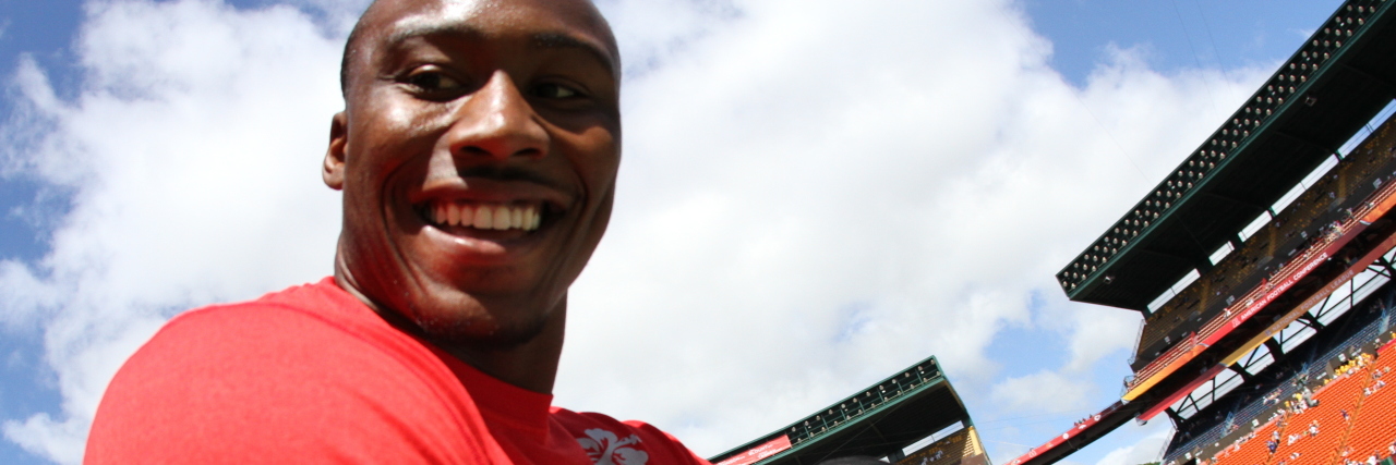 NFL Player and Under Armour Are Teaming Up for Mental Health Miami Dolphins wide receiver Brandon Marshall smiles after making a reception during pregame warm up at the Aloha Stadium during National Football League's 2012 Pro Bowl game in Honolulu, Hawaii, Jan. 29, 2012.