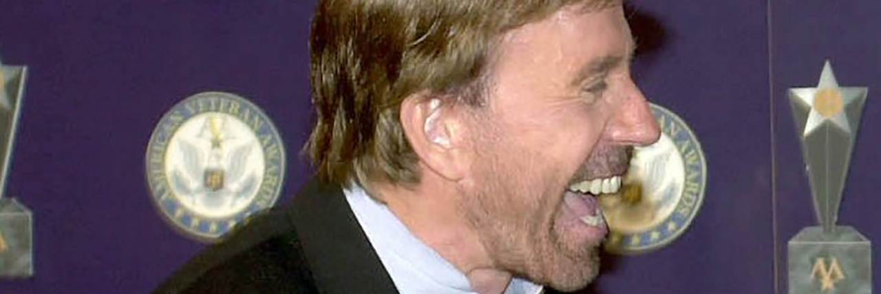 Chuck Norris Sues, Says MRI Chemical Gadolinium Poisoned Wife Chuck Norris receiving the Veteran of the Year award