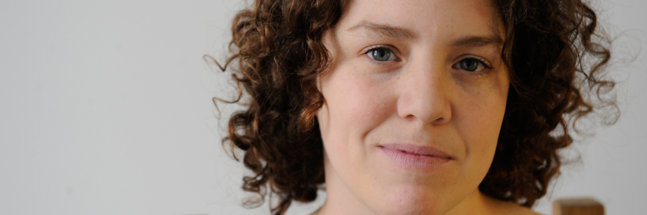 Jess Thom, Actress With Tourette's, Makes Theater More Inclusive A portrait shot of Jess Thom, who is wearing a black shirt