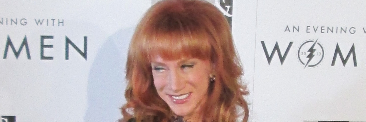 Kathy Griffin's Sister Joyce Griffin Passes Away After Cancer Treatment Kathy Griffin on the red carpet.