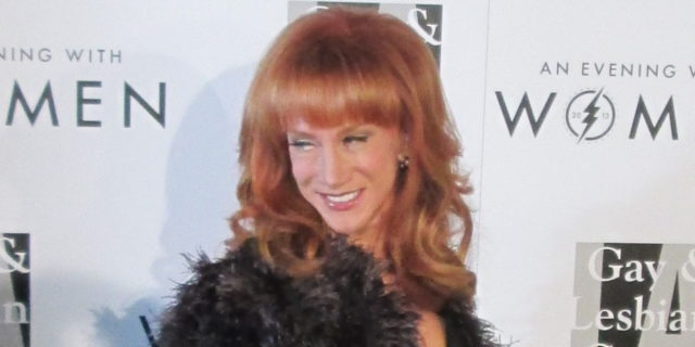 Kathy Griffin on the red carpet.