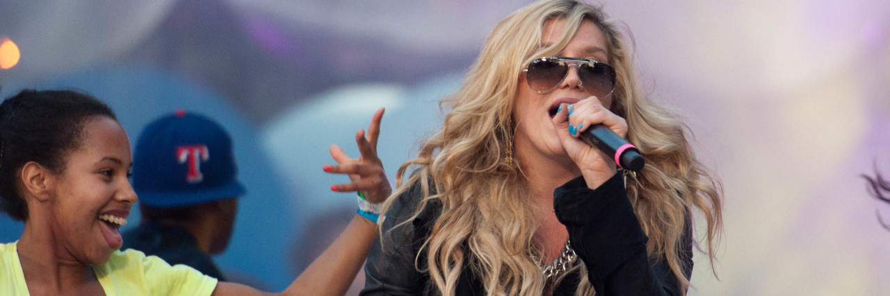 Kesha's New Song 'Praying' Shares Her Experience With Depression Kesha performs onstage at MMVA