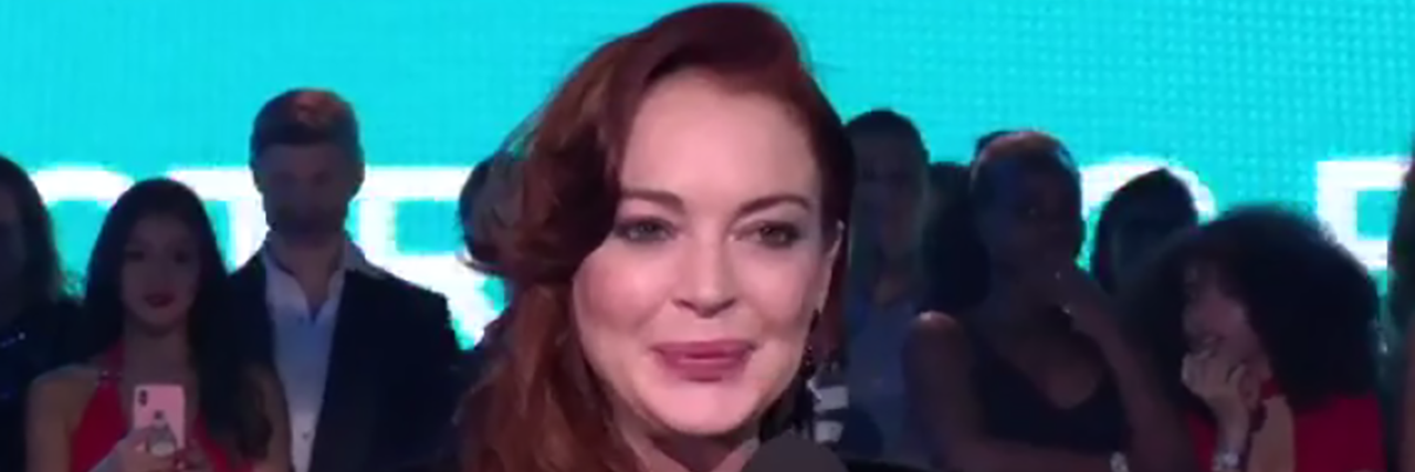 Lindsay Lohan's Comeback Song 'Xanax' Is All About Anxiety Lindsay Lohan presents in a black dress while at MTV EMAs