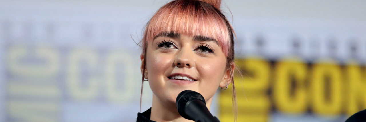 Maisie Williams Says She Struggled With Racing Thoughts and Self-Hate Masie Williams answers questions while on a panel