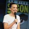 Millie Bobby Brown at a ComicCon panel