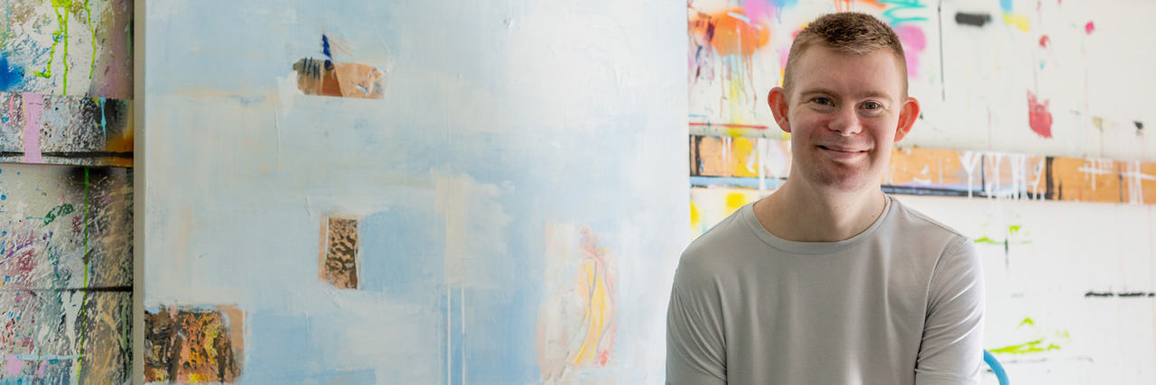 Inclusion Matters for Adults With Developmental Disabilities, Too Charlie French in his art studio.