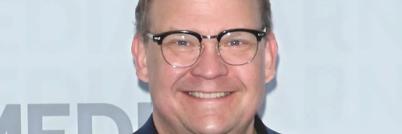 Andy Richter on the red carpet