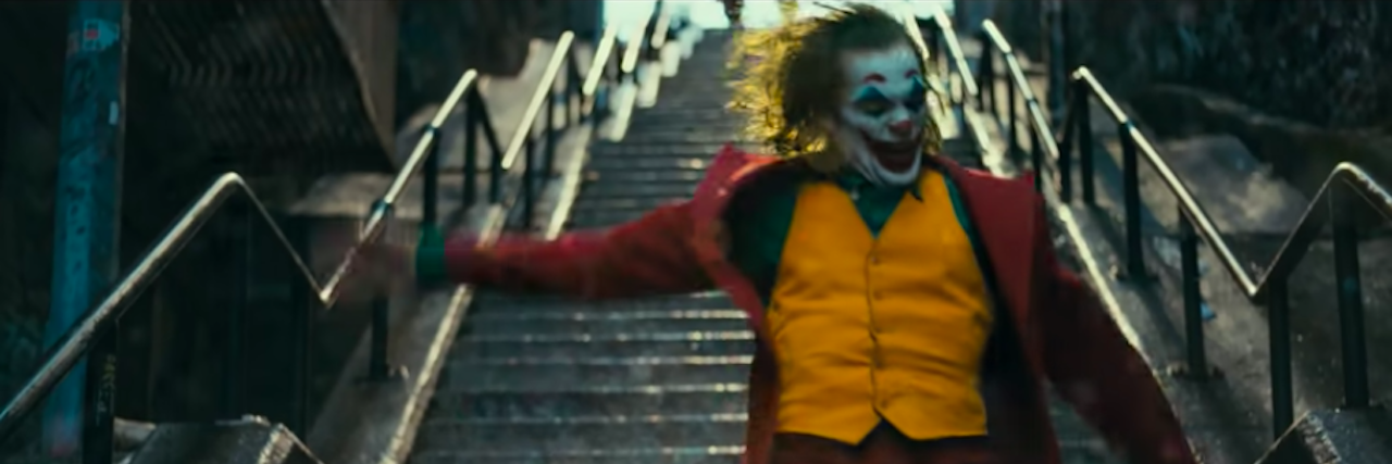 Joaquin Phoenix as the Joker in the 2019 movie