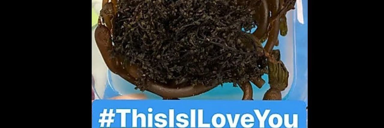 All the Ways Your Child With a Disability Says 'I Love You' A container full of seaweed.