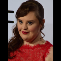 Jamie Brewer on the red carpet