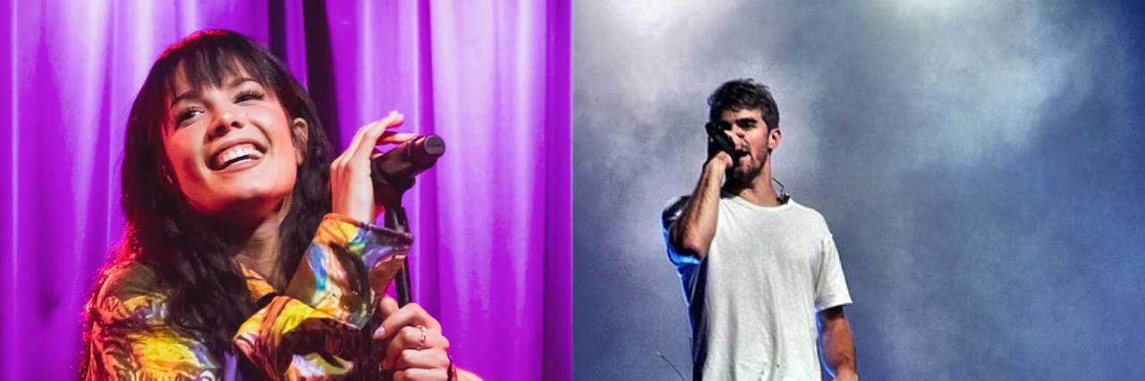 [Left] Halsey [Right] The Chainsmokers