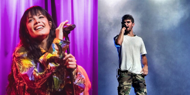 [Left] Halsey [Right] The Chainsmokers