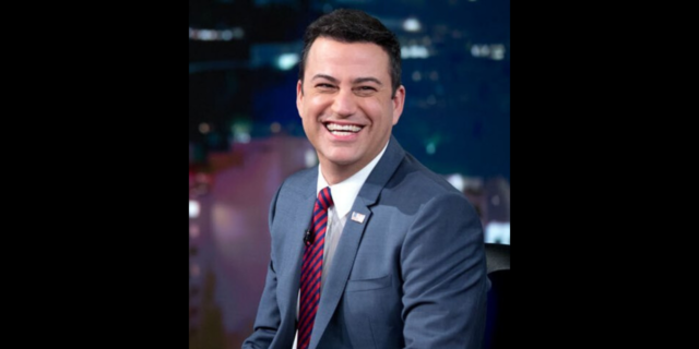 Jimmy Kimmel on his talk show