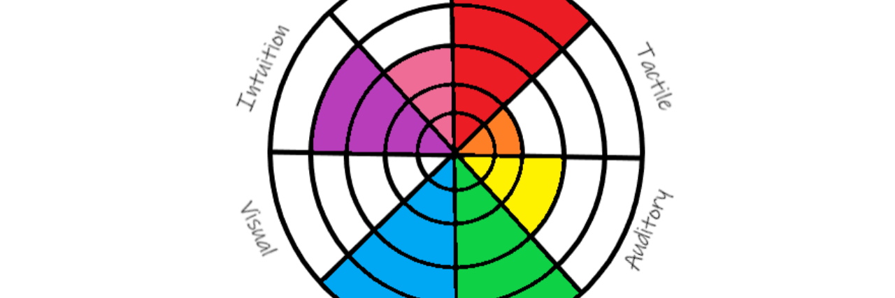 There's More Than One Way to Be Considered a 'Highly Sensitive Person' circle graphic of different areas of sensitivity