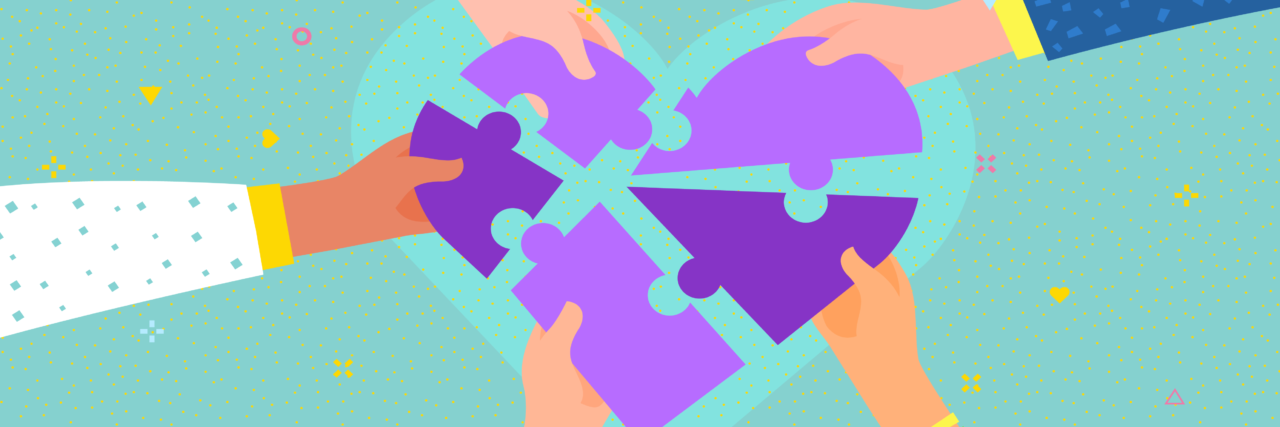 Join the Caregivers' Corner Group An animated banner for the Caregivers' Corner group on The Mighty app.