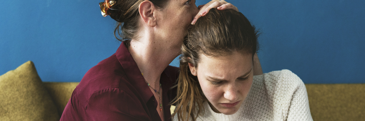 What Helped When My Daughter Had an Eating Disorder Mother holding her teenage daughter