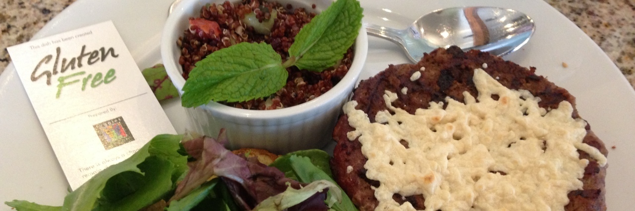 19 Common Experiences If You Have Celiac Disease or Food Allergies Plate of gluten-free food.