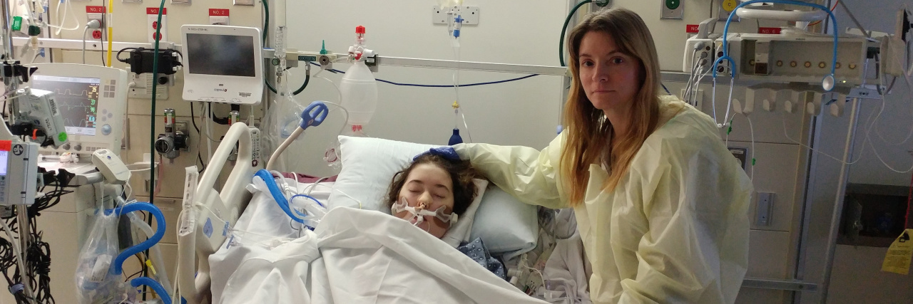 Why COVID-19 Prevention Measures Aren't Unreasonable photo of contributor with her daughter in the ICU