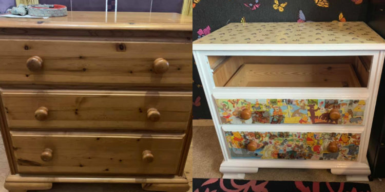 upcycled dresser