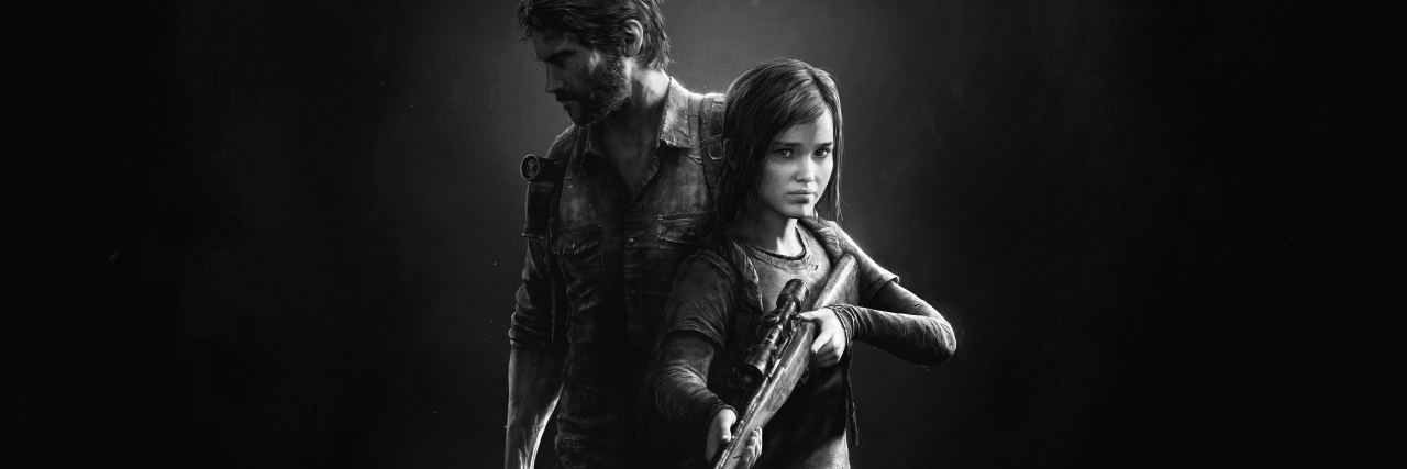 How Sony's 'The Last of Us' Explores Trauma key art for Sony's The Last of Us, showing the characters Joel and Ellie with weapons