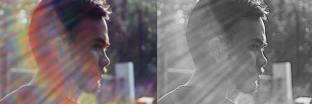 Grieving a Parent Twice: Who They Were and Who You Thought They Were Two images of a man