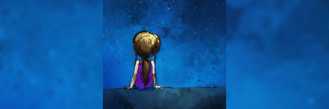 Why Children Idealize Primary Caregivers, Even Those Who Are Abusive Illustration of child looking up at the moon