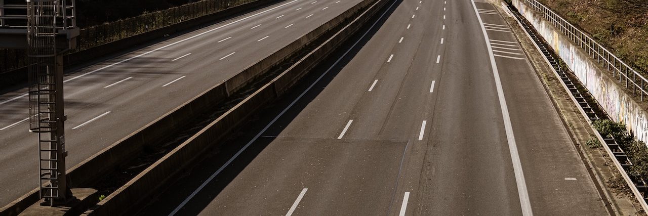 Less Traffic During COVID-19 Means Longer Waits for Organ Donation Empty German autobahn in Cologne.