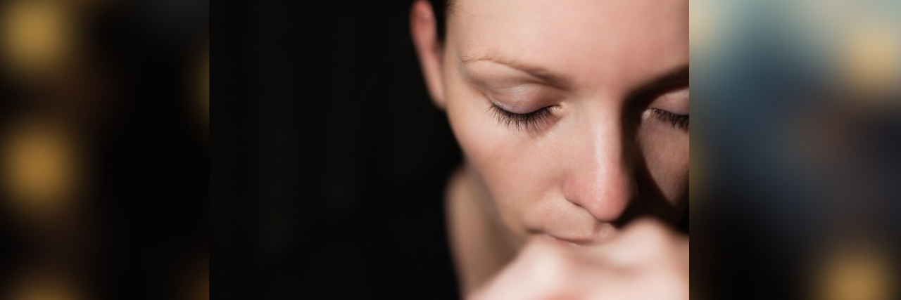 COVID-19 Has Taken My Daily Routine and Refuge From Grief Close up of a woman with her eyes closed