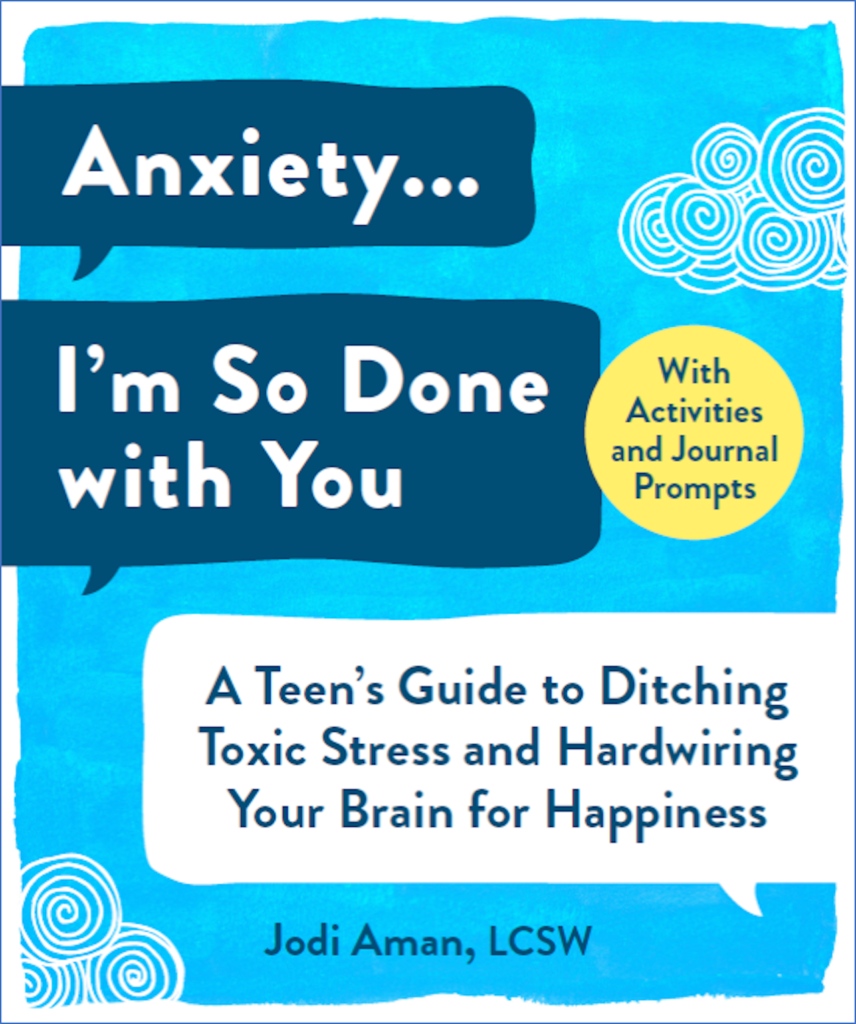 Cover of Jodi Aman's book, "Anxiety . . . I’m So Done with You"