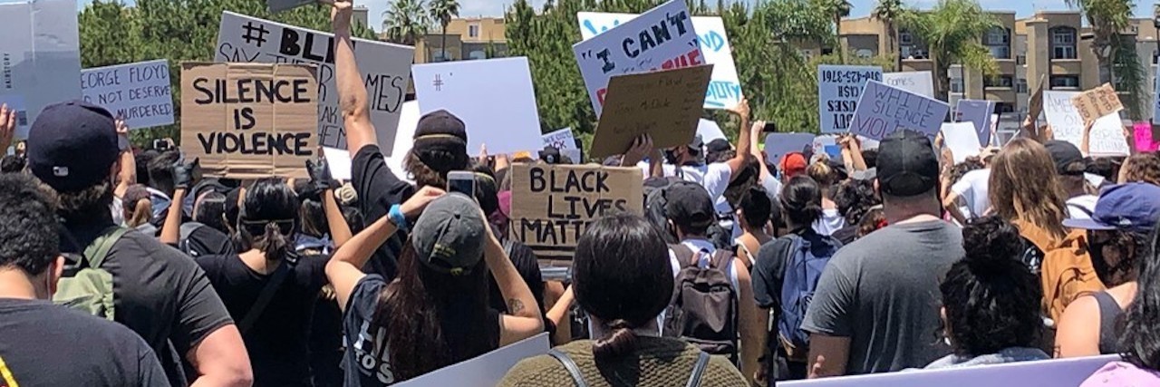 Group of protesters for Black Lives Matters