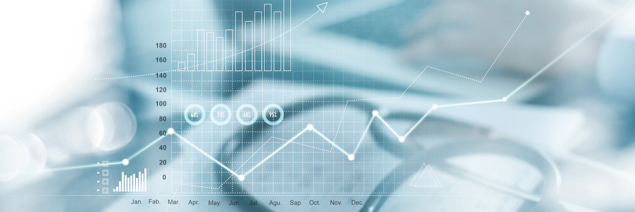 Understanding Growth Charts and Pediatric Growth Hormone Deficiency Medical examination and businessman analyzing data and growth chart on blured background