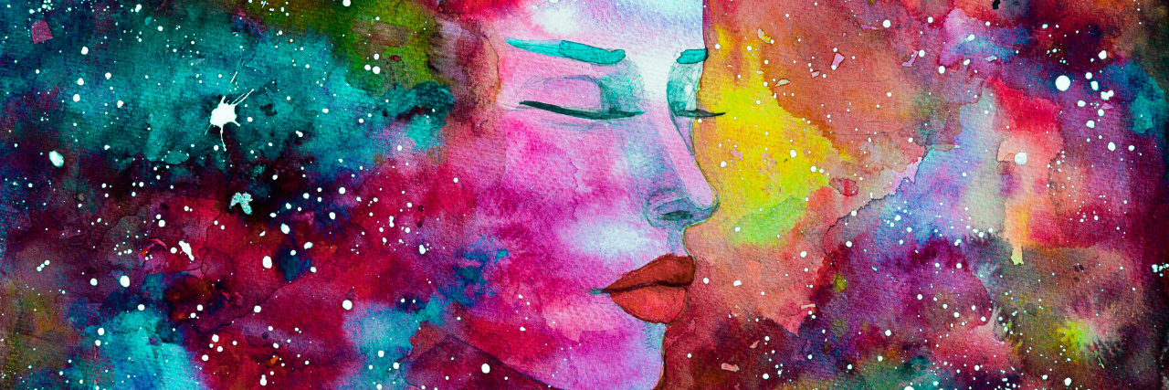 How Do You Manage Guilt and Chronic Illness? Artistic image of a woman.