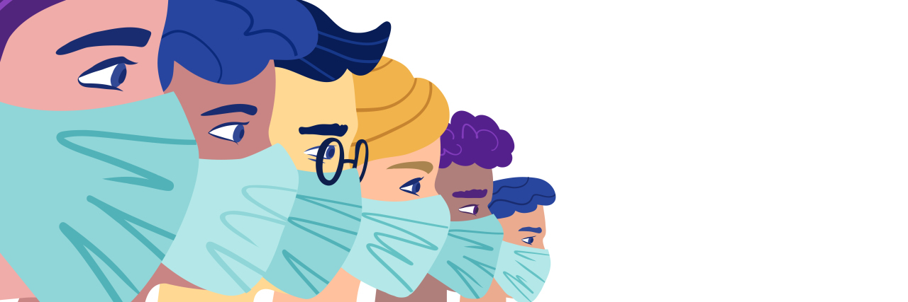 America Has a Pacing Problem Regarding COVID-19 A group of people wearing masks.