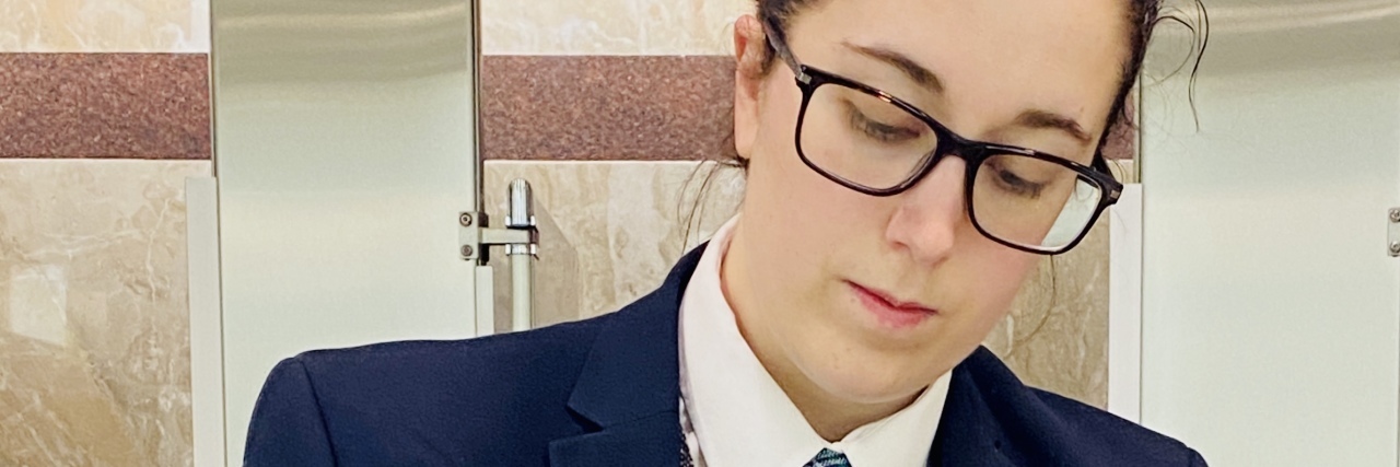 Accepting and Embracing Myself as a Queer Disabled Person Taken at a conference in NYC earlier this year by the author.