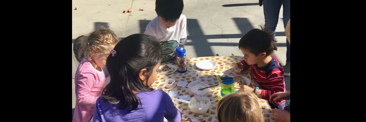 To the Mom Who Invited My Son With Down Syndrome to a Playdate A group of kids at a picnic playdate.