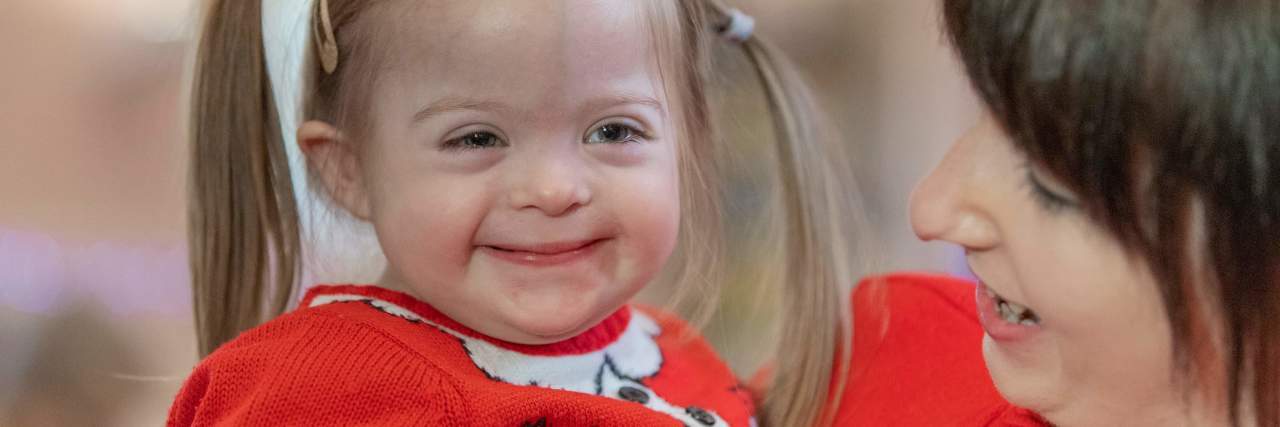 Betsy, a little girl with Down syndrome