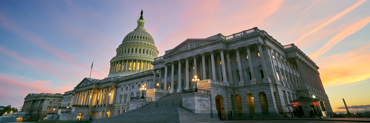 Lessons From 30 Years of the Americans With Disabilities Act A beautiful sunset over the US Capitol Building in Washington, D.C.