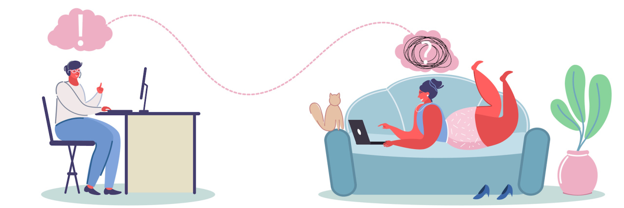 How Much Has Telehealth for Therapy Increased During COVID-19? Psychotherapy session with professional online counselor psychotherapist counseling patient