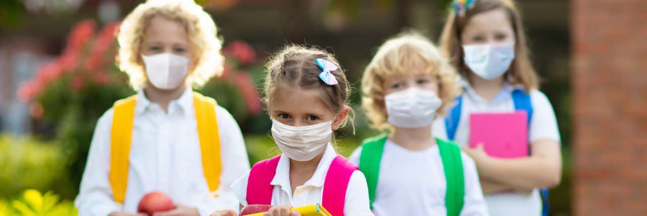 To the Superintendent, From a Phoenix Teacher During COVID-19 Children wearing face masks at school.