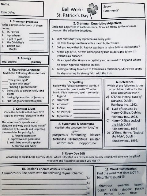 confusing worksheet for students