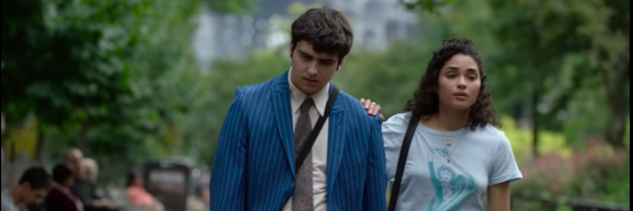 New Apple TV+ Series ‘Little Voice’ Features Autistic Character, Actor Brother and sister walk together through a park in New York