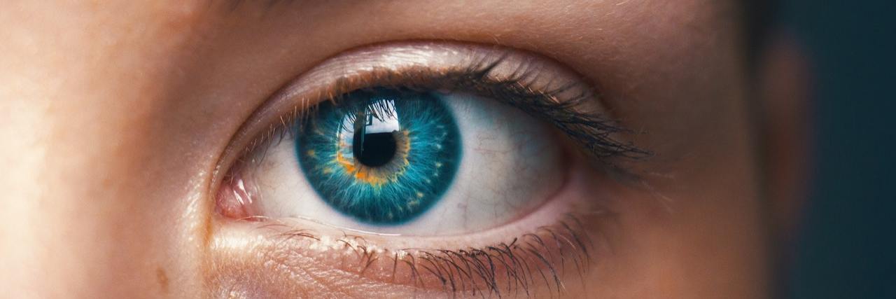 Research Shows Changes in the Eyes of People with PTSD Close up shot of a woman's blue eye